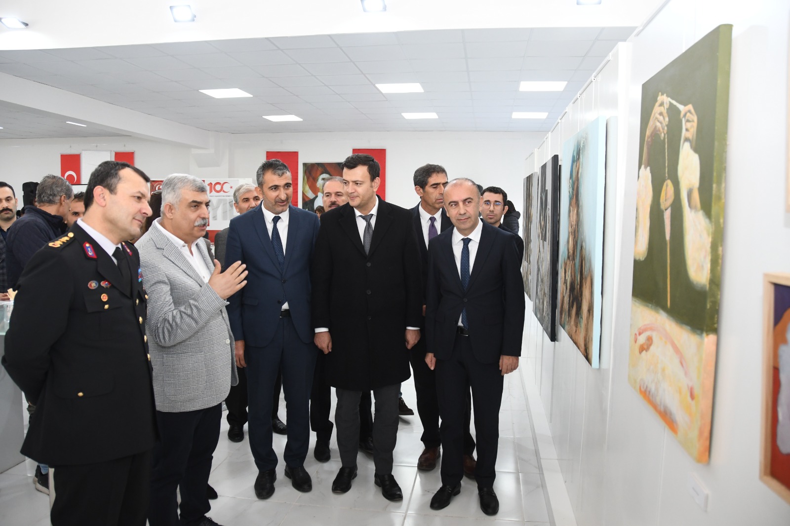 Adıyaman Üniversitesi 100. Yıl Sergisine Ev Sahipliği Yaptı