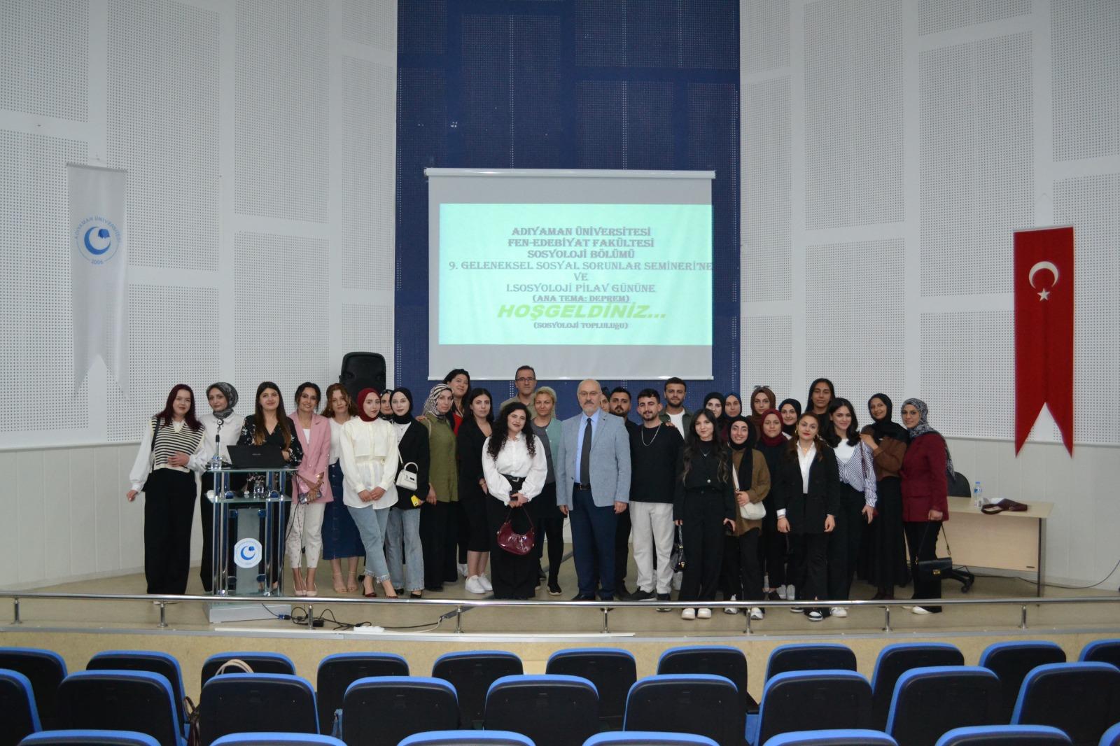 Adıyaman Üniversitesinde “Depremin Sosyal Etkileri” Semineri Gerçekleştirildi